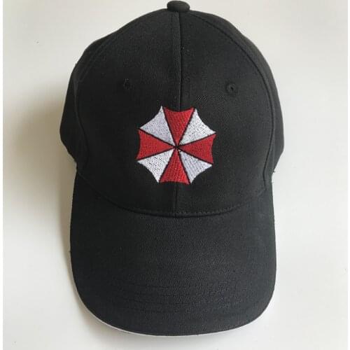 Biohazard Umbrella Corporation Logo Anime Black Adjustable Hat Cosplay Baseball Cap