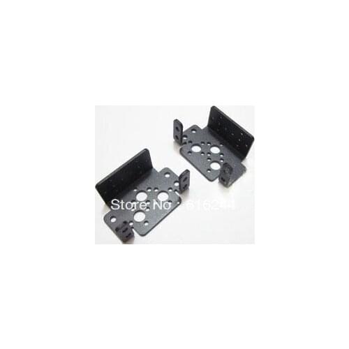 HK POST FREE wholesale 50pcs/lot Aluminum Multi-Purpose Servo Bracket(2 holes) anodized standard servo bracket