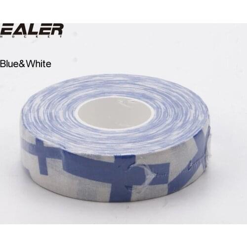 COLDINDOOR 2 Pc Hockey Stick Tape 2.5cm x 25m Multipurpose Colorful Sport Safety Cotton Cloth Enhances Puck Handling Elbow G