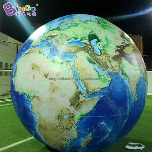 Custom made 3m diameters inflatable earth globe / inflatable earth ball / 10 feet earth inflatable for decoration toys