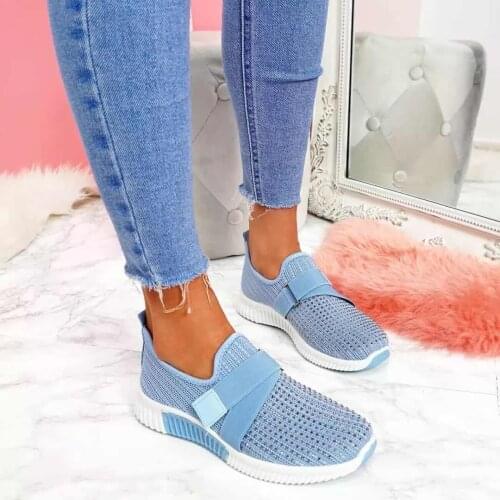 Summer Sneakers Womens Casual Solid Color Female Mesh Breathable Vulcanized Shoes Comfortable Soft Bottom Sport Shoes
