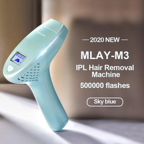 MLAY M3 NEW IPL Hair removal Epilator a Laser Permanent Hair Removal Machine Face Body Electric depilador a laser 500000 Flashes