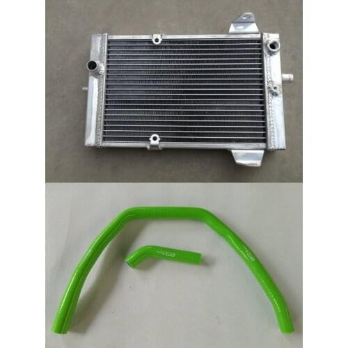 NEW Aluminum RADIATOR + Silicone Hose for 2003-2009 Kawasaki KFX700 KFX 700 04 05 06 07 08 09 03
