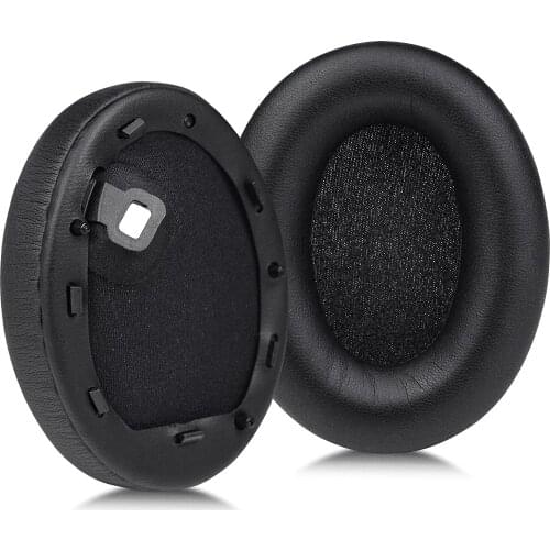 Upgrade Ear Pads Cushion, Replacement Earpads Cover for Sony WH-1000XM4 Noise Canceling Headphone (Black with Ear Pads Holder)