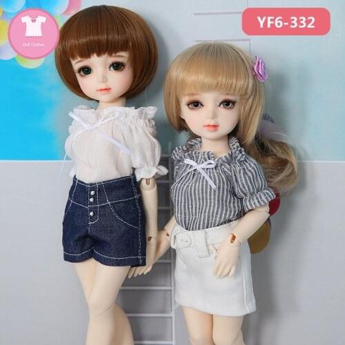 BJD Clothes Momocolor 1/6 YF6-332 and YF6-333 BJD SD Cute Dress Beautiful Doll Outfit OUENEIFS Accessories