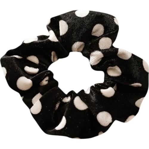 Polka Dot Womens Headband Animal Velvet Large Ladies Hair Accessories Elastic Elegant Multicolour Party Fashion Female Headband