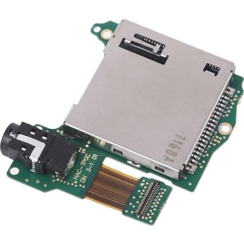 Y1AE Game Cartridge Card Slot Replacement Reader Console Headphone Jack Port Socket Compatible with Switch Repair Parts