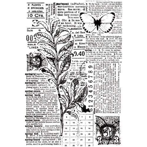 Retro/background / Clear Silicone Stamp/Seal for DIY scrapbooking/photo album Decorative clear stamp M1416