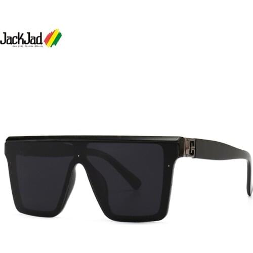 JackJad Fashion Cool Square Flat Top Style Gradient Sunglasses Men Women Vintage Brand Design Sun Glasses Oculos De Sol 1006