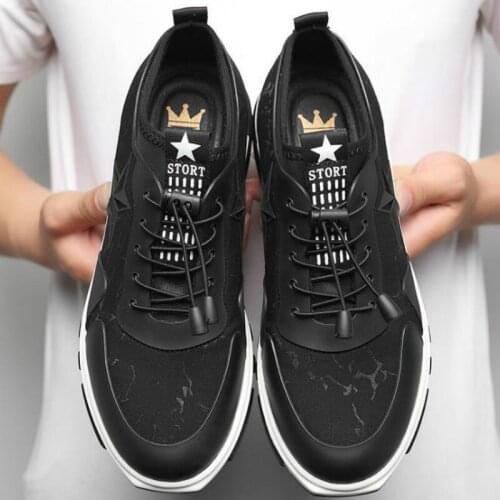 Super cheap New Fashion Men Vulcanize Shoes Sneakers Stretch Fabric Breathable Light Soft Leisure Shoes for Men Trainers PM-119