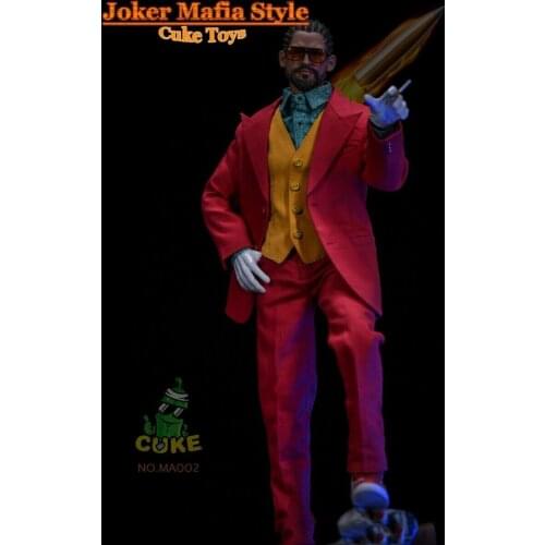 In Stock CUKE TOYS MA-002/MA-003/MA-004 1/6 Scale Clown Joker Suit Clothes Costume Casual Outfit Model for 12'' Action Figure