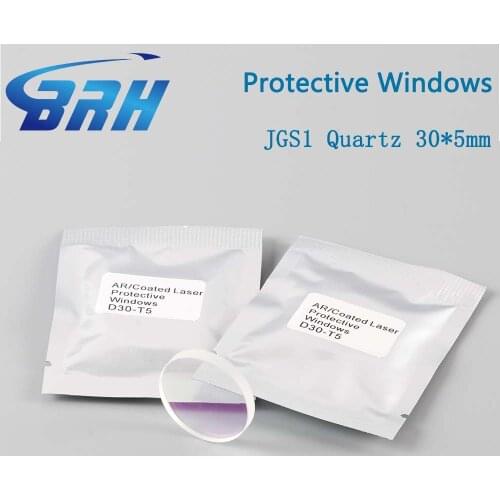 BRH WSX/Precitec fiber laser head protection Lens Mirrors /protective windows 30*5mm 2000W Fused silica P0795-1201-00001