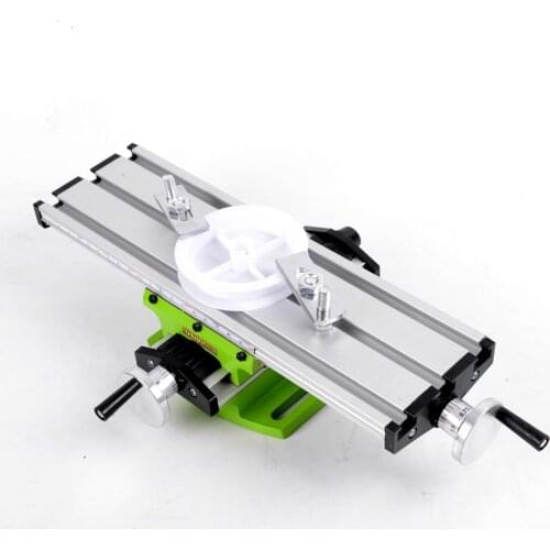 1pc 6300 Mini Micro-Multi Function Cross Workbench Drill Support Bench Drill Installation DIY Table Cross Slide Milling Machine