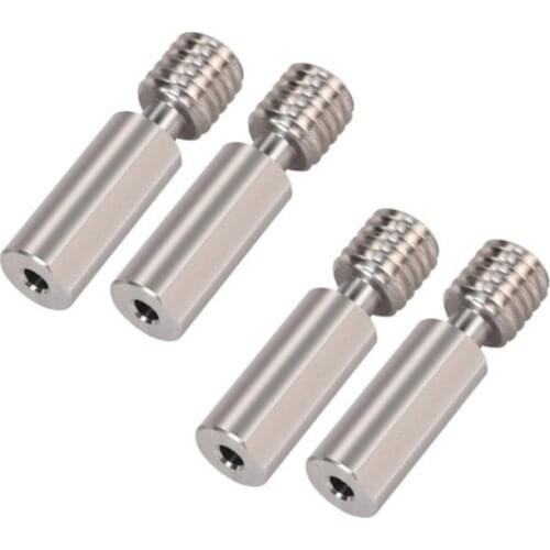 4 H2 Extruder Heat Break Metal Titanium Alloy Heatbreak 3D Printer Parts for B1 Ender 3 V2.0 Anet A8 Upgrade Hotend Kits