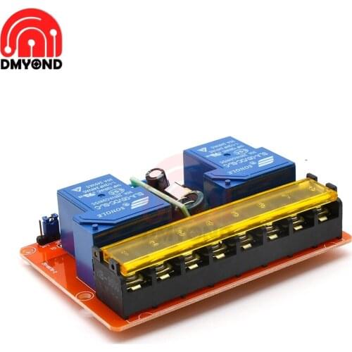 AC 100-250V 2 Channel Relay Module 30A DC 5V High-low Level Trigger Control Relay Module Relay Switch Board Signal Trigger CH2/1