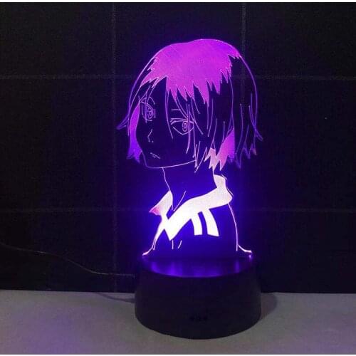 Anime Kozume Kenma Lamp for Bedroom Decor Nightlight Kids Children Birthday Gift Haikyuu Kenma Light 3D Led Night Light