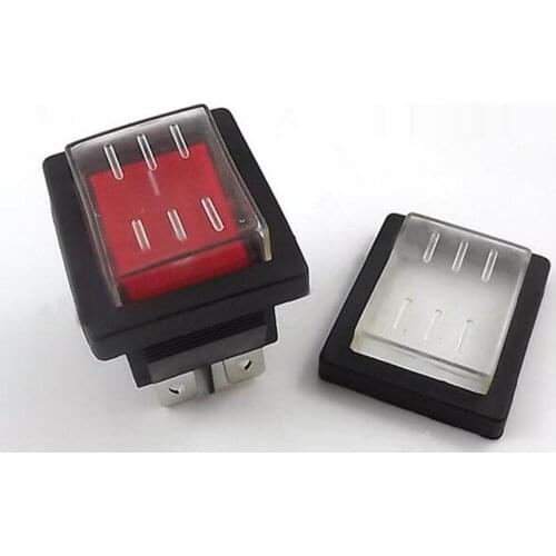 20pcs RK1 rocker switch caps dust cover caps waterproof caps for 4/6 pins KCD2 4 rocker switches 26*31mm switches