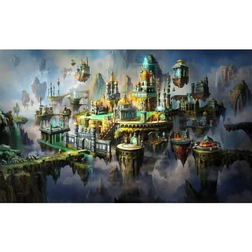 Beautiful castle diamond Embroidery diy diamond painting mosaic diamant painting 3d cross stitch diamond pictures H796