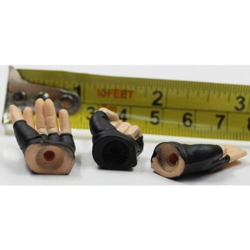 Mnotht 1/6 Scale Female Soldier Glove-Hand Model with Connector Model for 12inch Action Figure Toy TA25