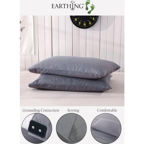 EARTHING Grounding pillow case for kid Adult For Health & EMF Protection anti ratiation anti-static earth beneifit