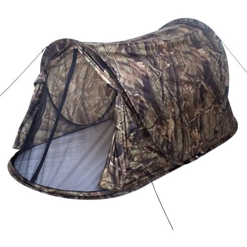 Playking High Grade Single Camouflage pop up 2second automatic 1-2 person single layer ultralight camping tent