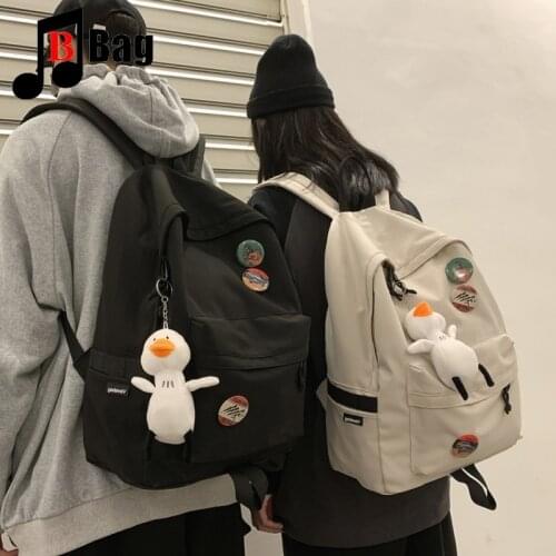 Women Men Schoolbag female college middle school students backpack junior high school students notebook bag computer bag GIFT