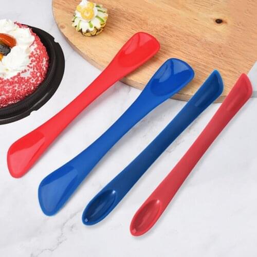 Baking Spatula Silicone Nonstick Dual Sided Spatula Cream Spatula for Kitchen Cookie Pastry Scraper Multipurpose Silicone Spoon