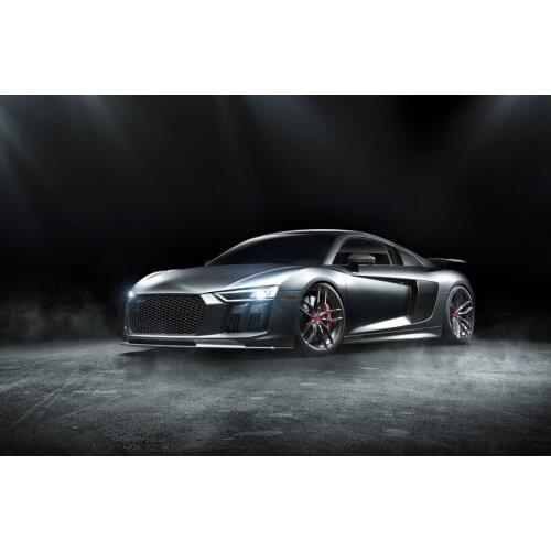 Dry Carbon Fiber Body Kit Fit For 2016-2018 R8 Coupe & Spyder V10 & V10 Plus VRS AERO Style Lip Spoiler Diffuser