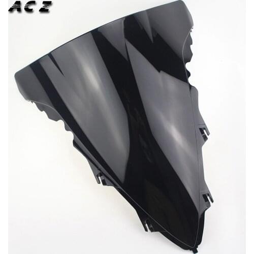 ACZ Motorcycle Windshield ABS Plastic Air Wind Double Bubble Deflectors Windscreen Cover For Yamaha YZF1000CC YZFR1 2009-2014