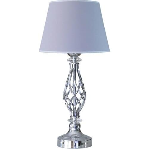 Vinner Silver Plated Spiral Lamp Shade-Anthracite