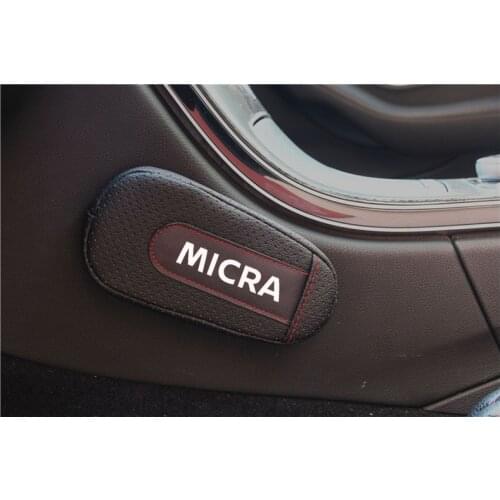 High Quality Leather Leg Cushion Knee Pad Car Door arm pad Interior Car Accessories For Nissan Micra