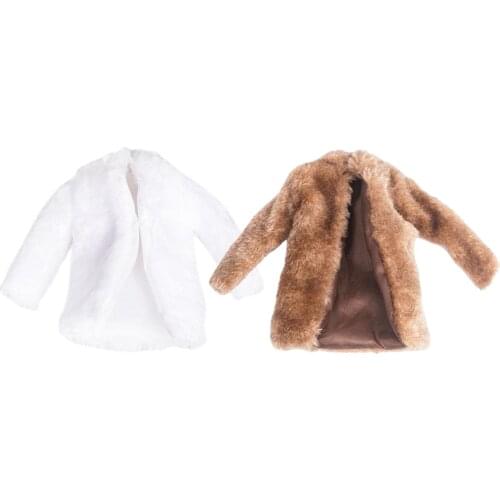 1/6 Women Fur Coat Clothes for 12inch BBI/DML/DID/TTL/Enterbay/TC Dragon Figure Accs