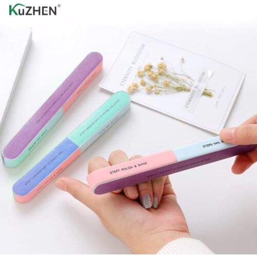 Six-sided Nail Art Buffer Polish Nail File Nail Art Tips Manicure Pedicure Buffing Sanding Files Block Pedicure Manicure Care