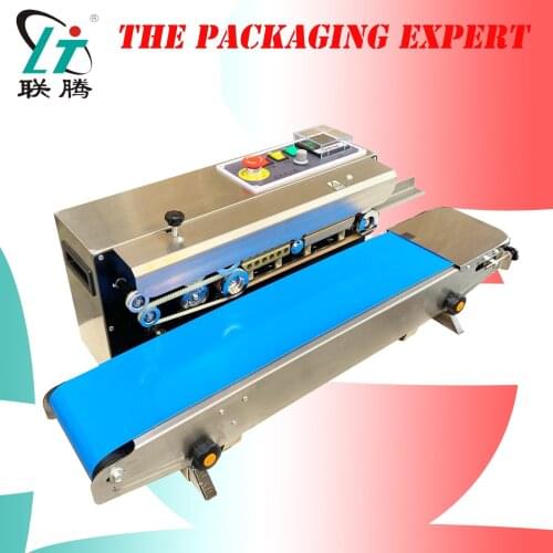 Continuous Sealer Sealing Machine Film Impulse Sealer Plastic Bag Soild PressCoder Band Expanded Food Band Sealer Free Shipping