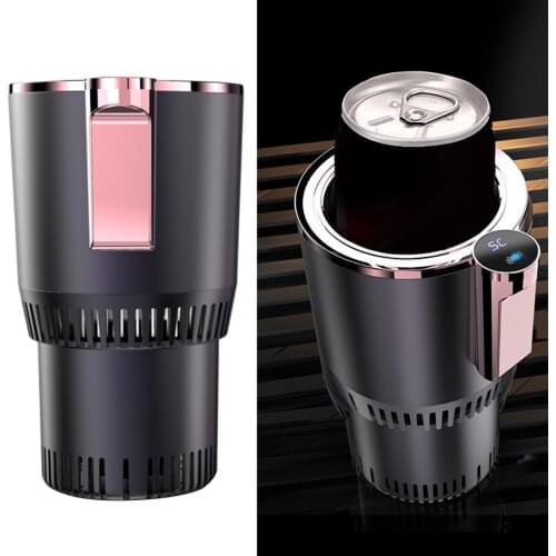Mini Car Refrigerator Car Fridge Smart Car Mug Cooler Warmer Box Keep Beverage Drink Tea Coffee Cool Warm Portable Car Freezer