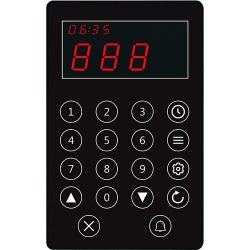 SINGCALL Wireless Service Calling Button Multi-Function Device to Take Number,Wireless Paging System for Kitchen Call New APE100