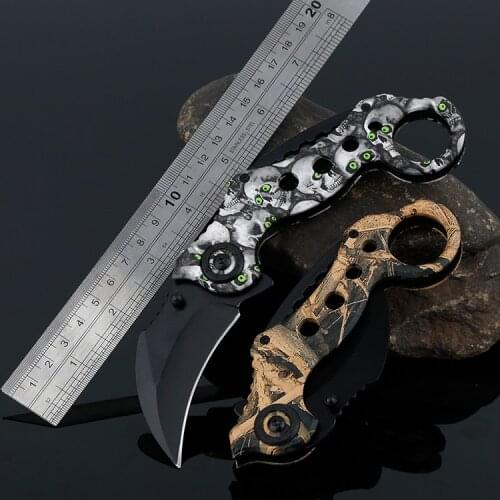 Cs go Karambit Knife Tactical Folding Pocket Knife Outdoor Hiking Camping Hunting Claw Knives Survival EDC Multi-function Tools