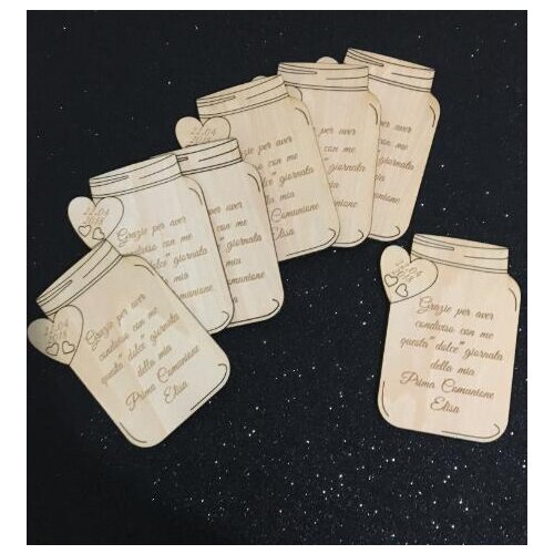 Custom language mason jar engraved save the date Wedding Wooden gift tags baby shower lables engagement invitation insert cards