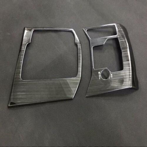 For Mazda CX-5 2017-2020 KF RHD Car Inner Gear Shift Panel Frame Cover Sticker Trim Gearbox Stainless Steel Decoration