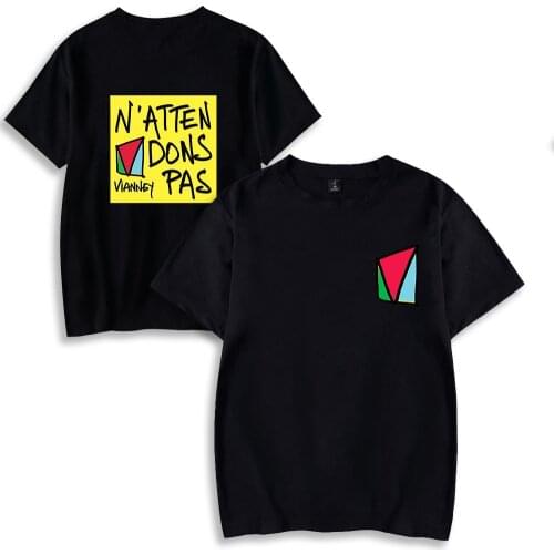 2021 Vianney T Shirt Summer Casual Fashion Printed Harajuku Cotton & Polyester Short Sleeved Top Loose Tee Casual Clothes