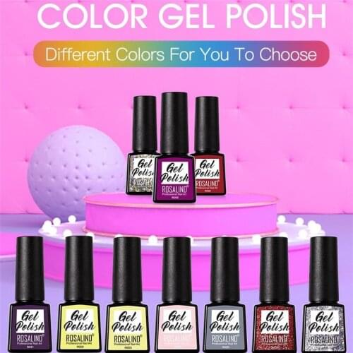 7.3ml Gel Polish Varnishes Hybrid 10 Colors Nails Art For Manicure Soak Off UV Need Base Top Primer Gel Nail Polish