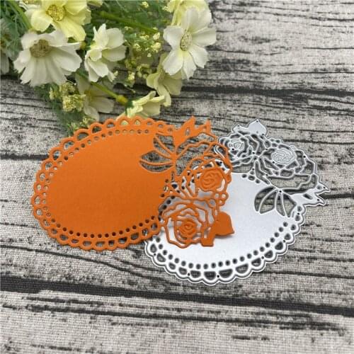 Roses picture frames Metal Cutting Dies For DIY Scrapbooking Album Embossing Paper Cards Decorative Crafts