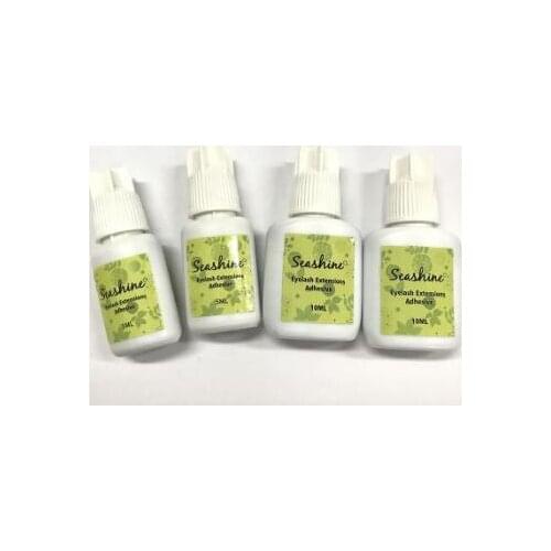 Seashine Own Brand Eyelash Glue For Eyelash Extension Pre Made Fans Volume Lashes Custom Logo Beauty Salon Korea