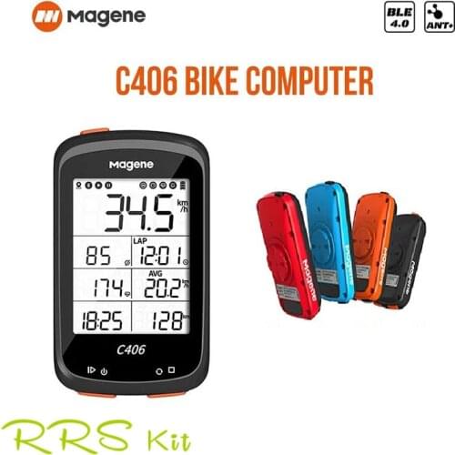 Magene C406 Bike Computer Wireless Waterproof GPS Wireless Smart Mountain Road Bicycle Monitor Stopwatchring Cycling Odomete