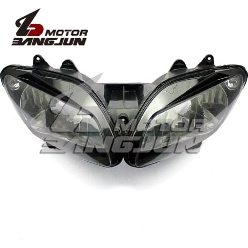 Motorcycle Black Headlight Headlamp Head Lights Lamps Assembly For Yamaha YZF1000 R1 2002-2003