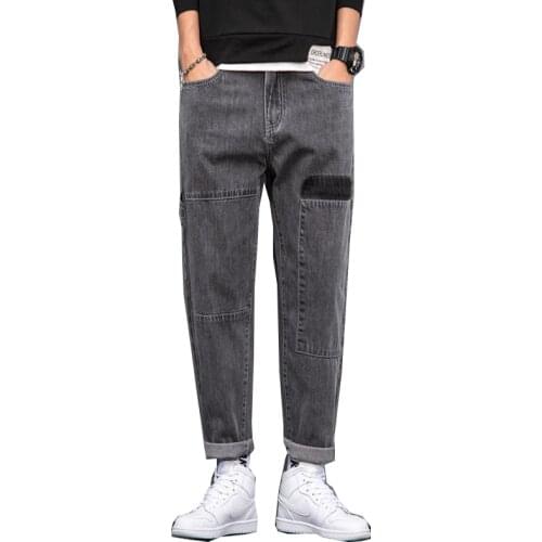 Mens Straight Jeans Fashion Mens Loose Jeans Student Jeans 2021 Spring New