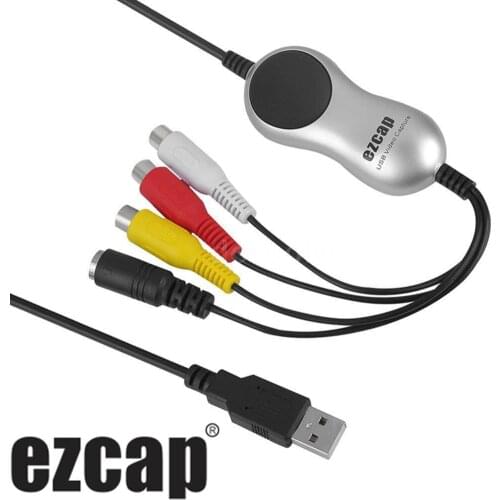 Original Ezcap S-link SL-VD017 Style USB VHS Hi8 Video Capture Card