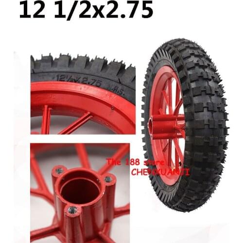 12 1 / 2 x 2.75 front and rear wheel assembly for razor dirtbike mx350 MX400 Mini dirtbike 12 1 / 2x2.75 tires