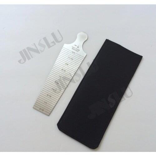Welding gauge Tapered Scale stainless steel welding measure gauge (30-45cm)