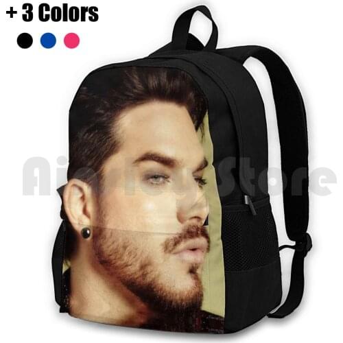 Handsome Adam Lambert Outdoor Hiking Backpack Riding Climbing Sports Bag Adam Lambert Music Inspiration Velvet